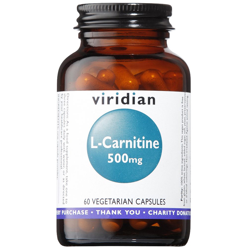 L-Carnitine 500mg - By Pumpernickel Online an Natural and Dietary Supplements Store Bedford UK