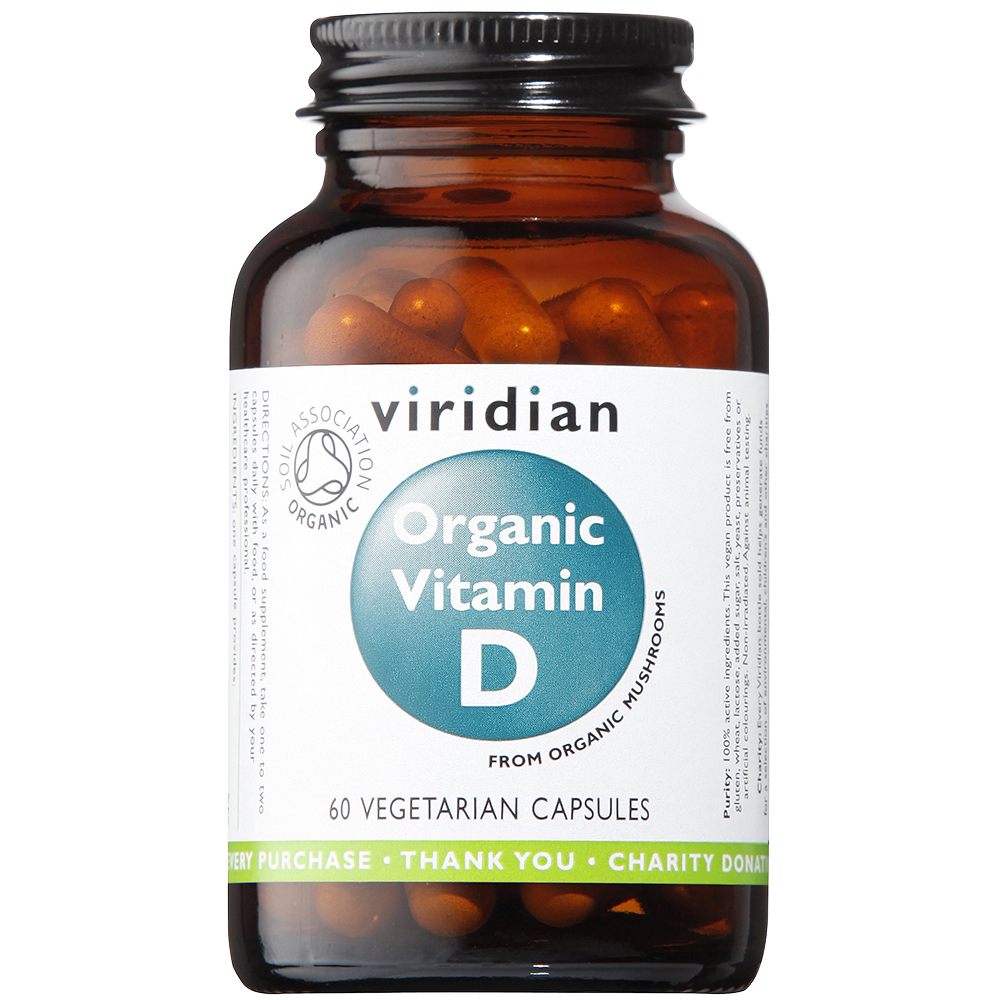 Organic Vitamin D2 400IU - By Pumpernickel Online an Natural and Dietary Supplements Store Bedford UK