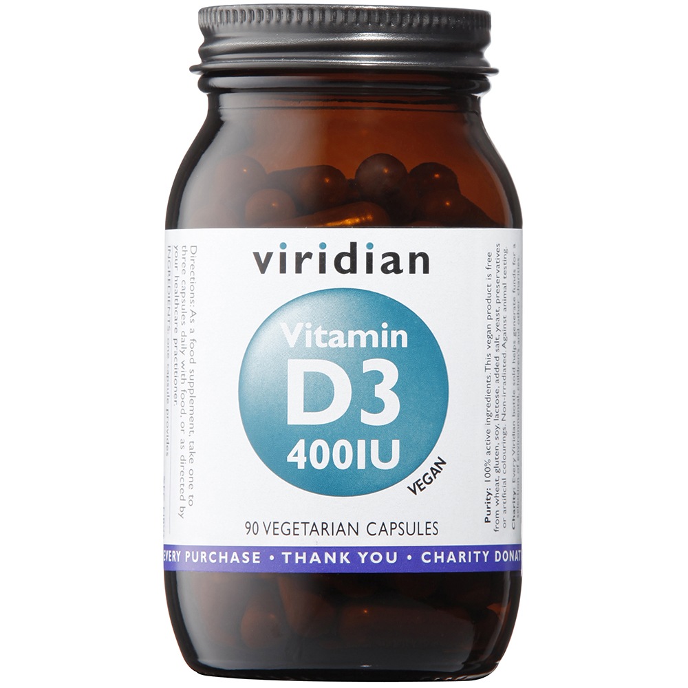 Vitamin D3 400iu (Vegan) - By Pumpernickel Online an Natural and Dietary Supplements Store Bedford UK