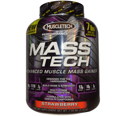 MUSCLETECH MASS TECH Advanced Muscle Mass Gainer 3.2kg - By Pumpernickel Online an Natural and Dietary Supplements Store Bedford UK