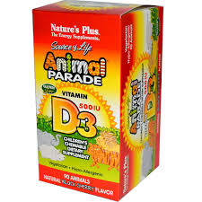 Source of Life Animal Parade Vitamin D3 Chewables - By Pumpernickel Online an Natural and Dietary Supplements Store Bedford UK