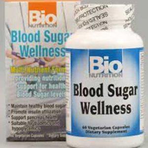 Bio Nutrition Blood Sugar Wellness 60 Caps - By Pumpernickel Online an Natural and Dietary Supplements Store Bedford UK