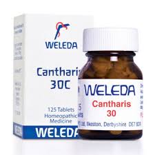 WELEDA Cantharis 30c - 125 Tablets - By Pumpernickel Online an Natural and Dietary Supplements Store Bedford UK