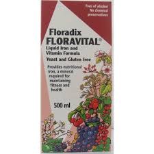 Salus Floradix Floravital 500ml - By Pumpernickel Online an Natural and Dietary Supplements Store Bedford UK