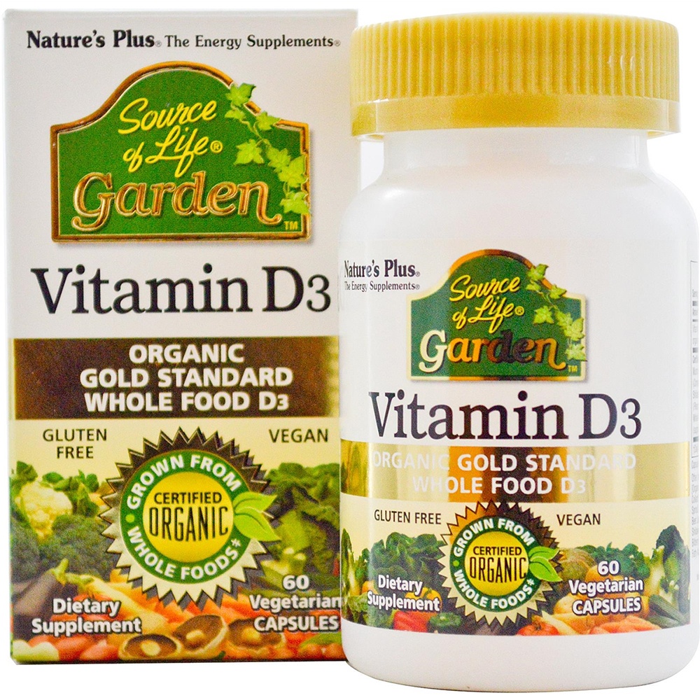 Bottle of Organic Vitamin D3 from Nature's Plus