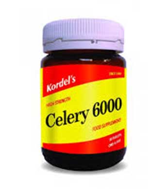 Kordel Celery Plus 30 Caps - By Pumpernickel Online an Natural and Dietary Supplements Store Bedford UK