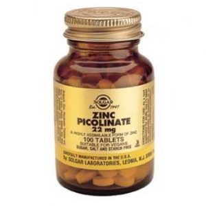 Zinc Picolinate 22mg 100-tabs - By Pumpernickel Online an Natural and Dietary Supplements Store Bedford UK