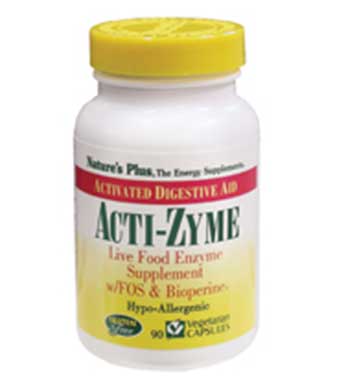 Acti-Zyme - By Pumpernickel Online an Natural and Dietary Supplements Store Bedford UK
