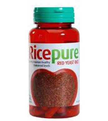 Rice Pure 60-caps - By Pumpernickel Online an Natural and Dietary Supplements Store Bedford UK