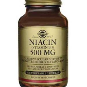 Solgar Niacin (vitamin B3) - By Pumpernickel Online an Natural and Dietary Supplements Store Bedford UK