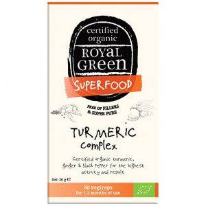 Royal Green Superfood Turmeric Complex 60 caps. - By Pumpernickel Online an Natural and Dietary Supplements Store Bedford UK