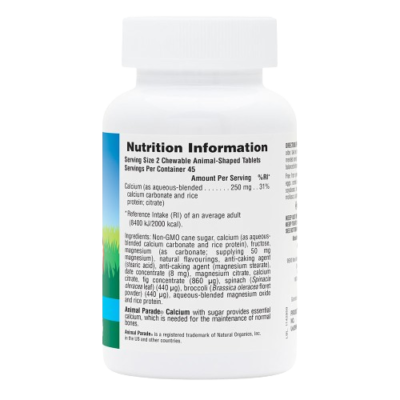 Source of Life Animal Parade Calcium 90-Chewable tabs - Image 2