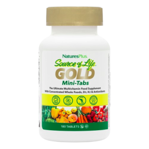 Source of Life Gold Mini Tabs Whole Food Multivitamin Supplement Bottle