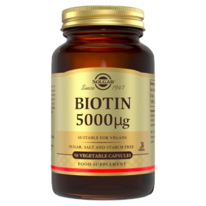Solgar Biotin Vitamin B7 Hair Skin Nails Supplement