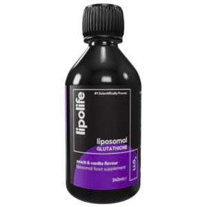 LipoLife Liposomal Glutathione Flavoured Liposomal Antioxidant Supplement