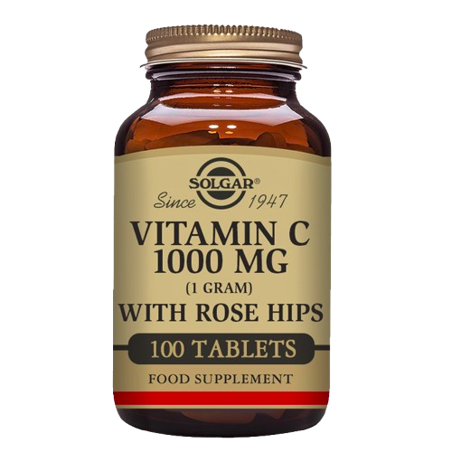 Vitamin C 1000mg with Rose Hips Tablets High Strength Vitamin C Supplement