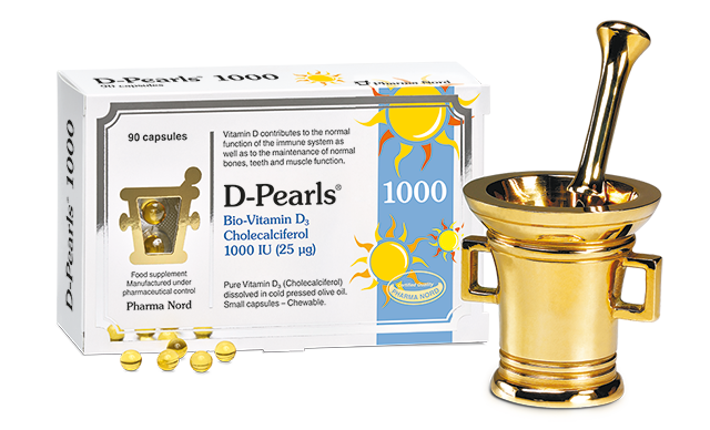Bio-Vitamin D3 D-Pearls 1000 IU (25µg)