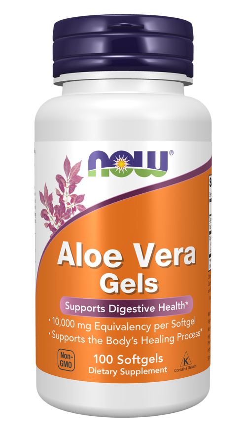 NOW Foods Aloe Vera 10,000 mg Softgels (Aloe Vera Gels)