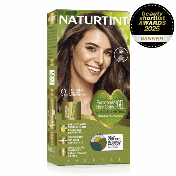 Naturtint Permanent Hair Colour Gel 5G Light Golden Chestnut 170ml