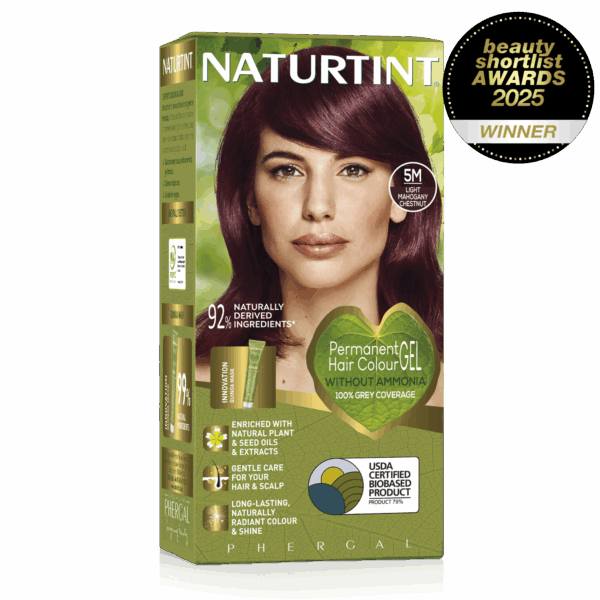 Naturtint Permanent Hair Colour Gel 5M Light Mahogany Chestnut 170ml