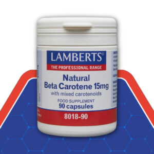 Natural Beta Carotene 15mg 90 Capsules
