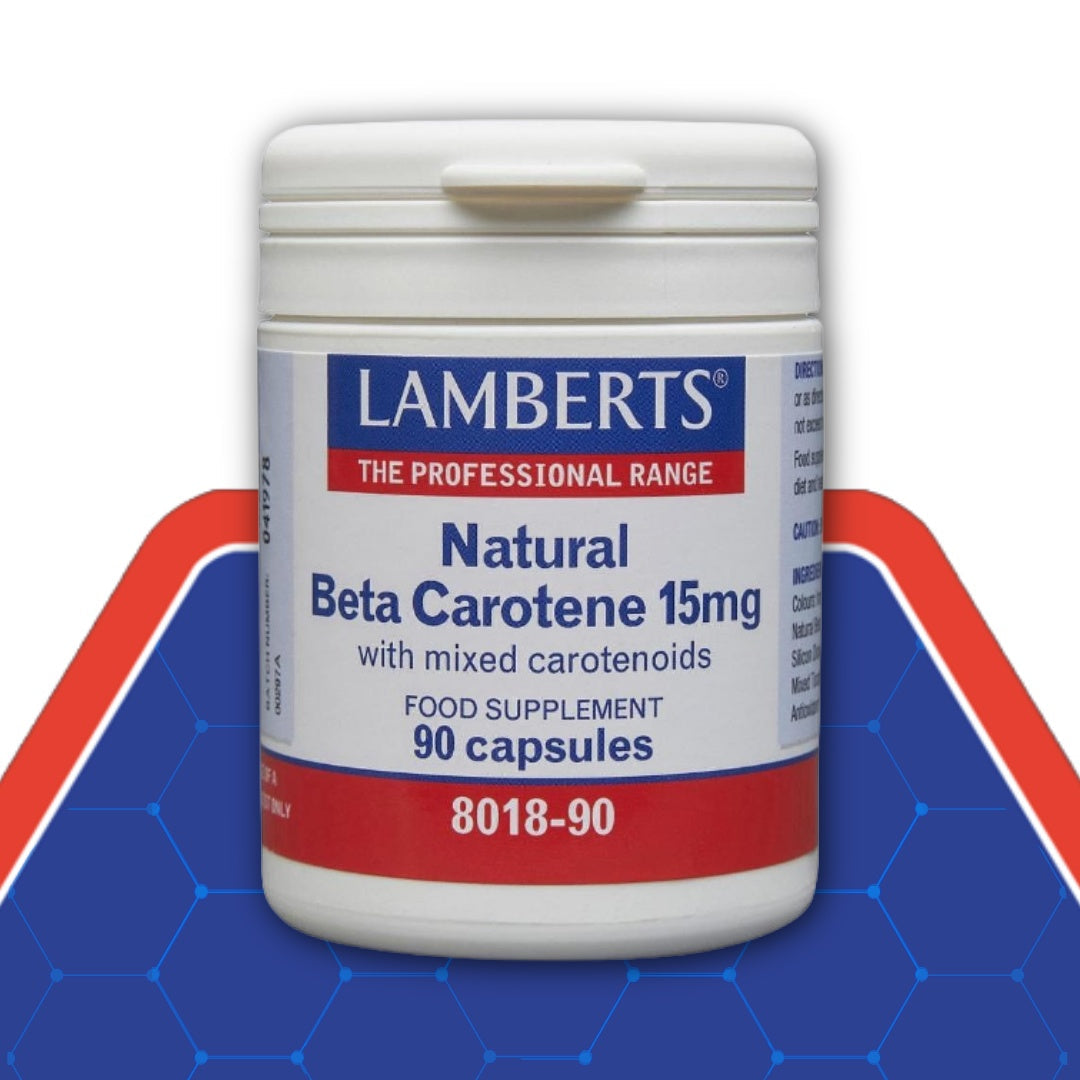 Natural Beta Carotene 15mg 90 Capsules