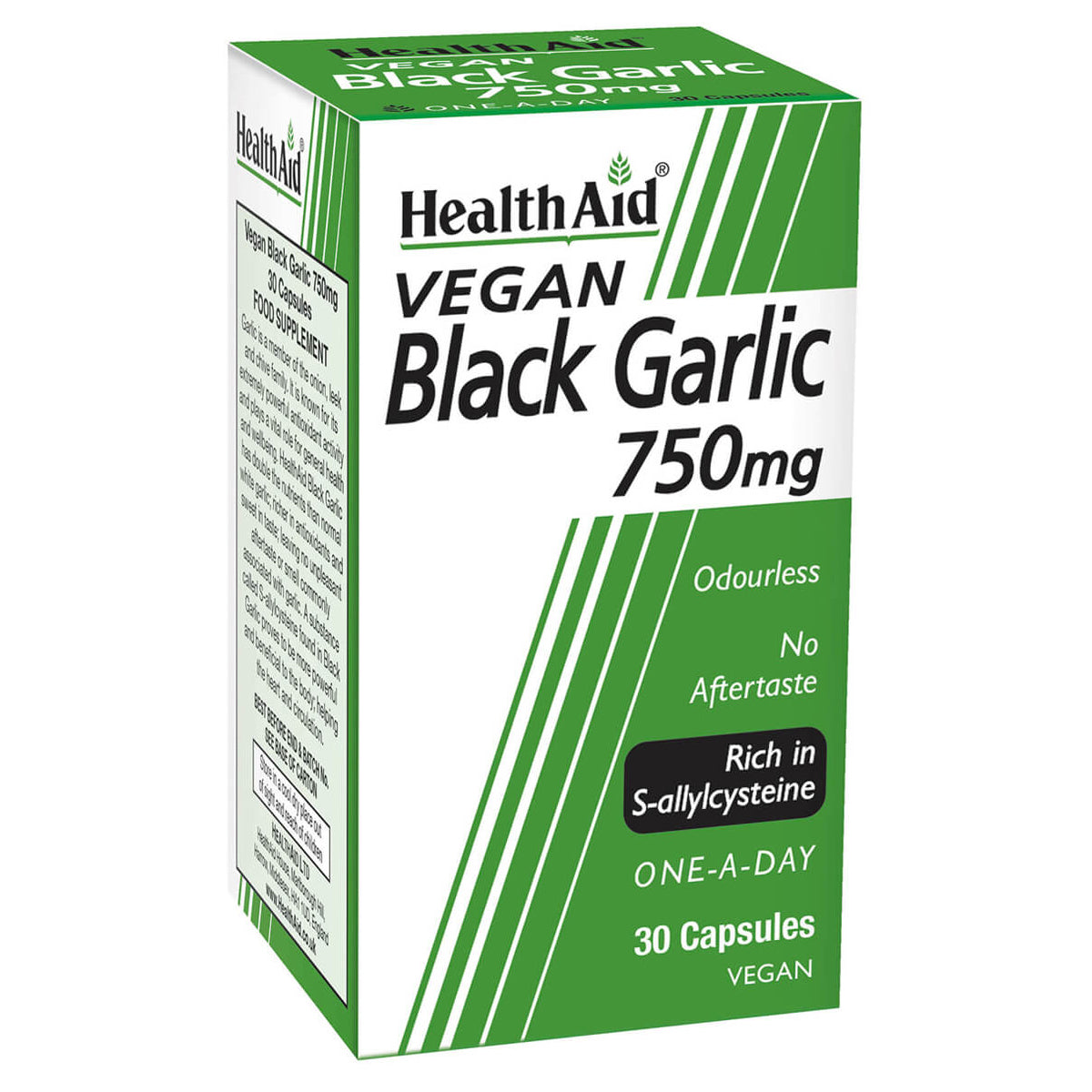 Black Garlic 750mg Vegicaps - 30 Vegicaps