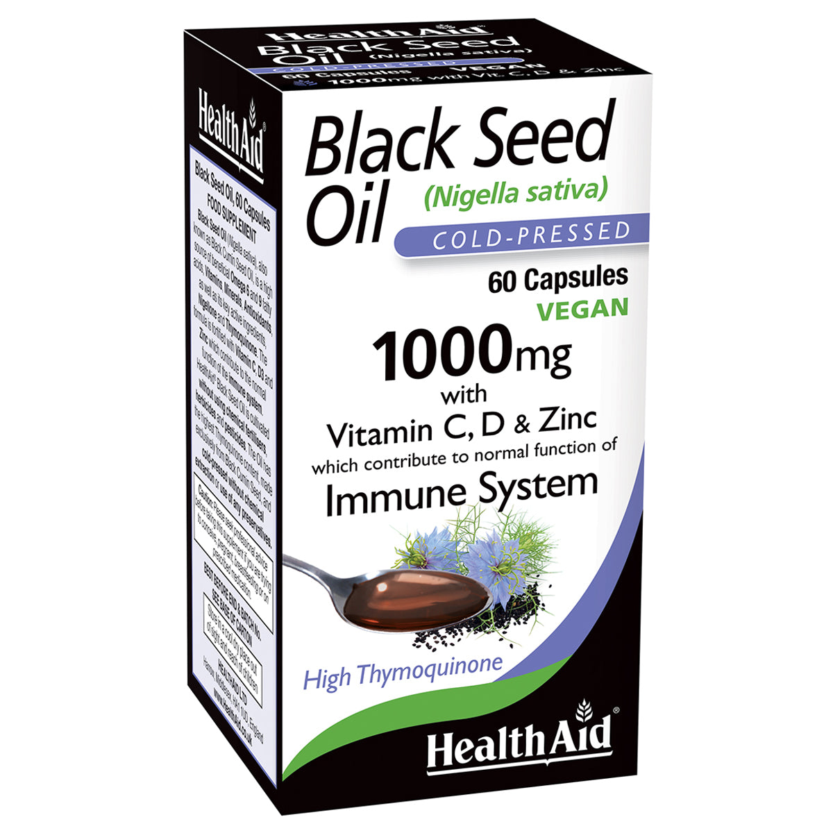 Black Seed Oil Vegicaps - 60 Vegicaps