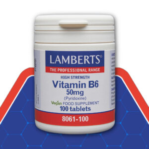 Vitamin B6 50mg 100 Tablets