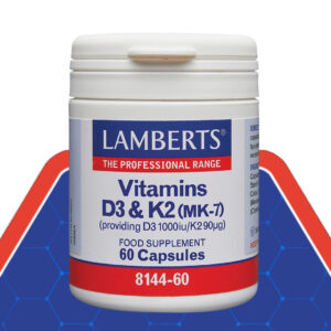 Vitamins D3 (1000iu) and K2 (90ug)