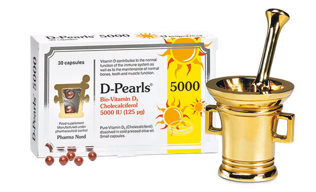 Bio-Vitamin D3 D-Pearls 5000 IU (125µg)
