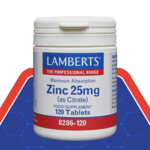 Zinc 25mg (as Citrate) 120 Tablets