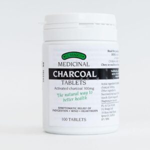 J.L. Bragg Medicinal Charcoal Tablets, 300mg, 100 Tablets