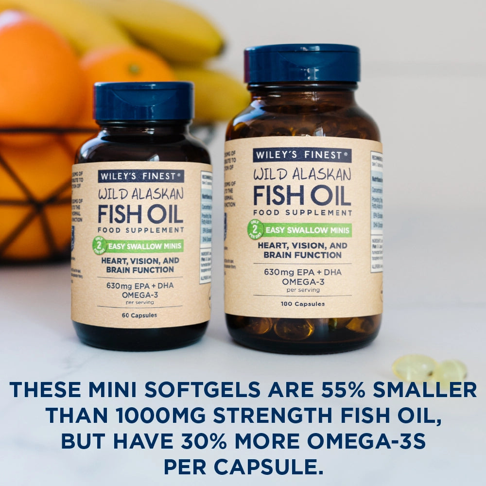 Wiley's Finest Easy Swallow Minis Omega-3 Fish Oil