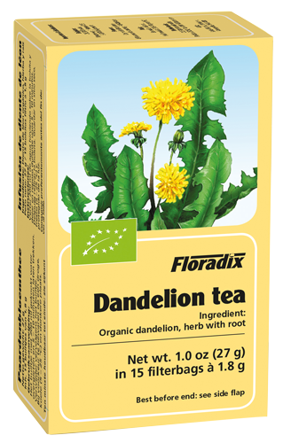 Floradix Organic Dandelion Herbal Tea - 15 Filterbags
