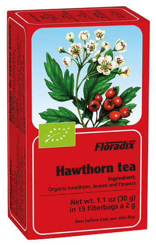 Floradix Organic Hawthorn Herbal Tea - 15 Filterbags