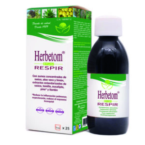 Herbetom 2 Pulm Respir Jarabe (herbal syrup for respiratory support)