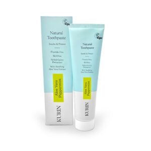 Fluoride Free Natural Aloe Vera Toothpaste 100ml - Peppermint