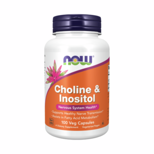 NOW Foods Choline & Inositol, 500 mg (250mg/250mg), 100 Veg Capsules