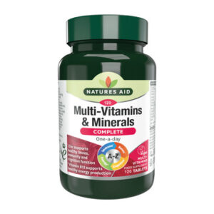 Natures Aid Complete Multi-Vitamins & Minerals - 120 Tablets