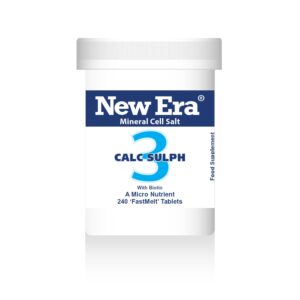 New Era No.3 Calc. Sulph. 240 tabs