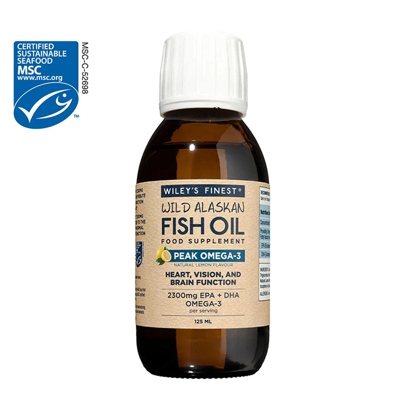 Wiley's Finest Peak Omega-3 Liquid (Lemon) — 250ml