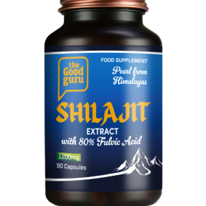 The Good Guru Pearl Shilajit Extract with 80% Fulvic Acid - Capsules