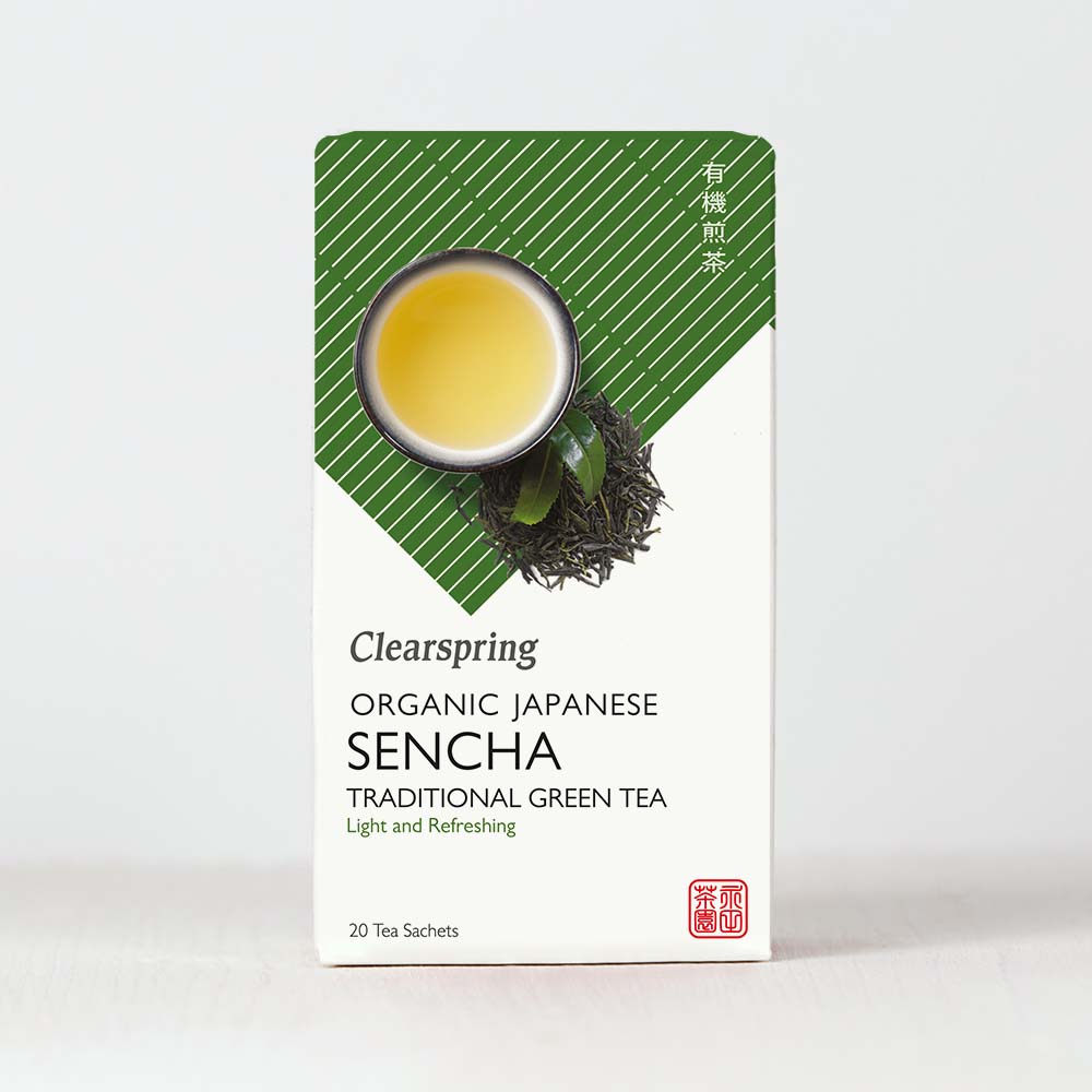 Clearspring Organic Japanese Sencha Green Tea, 20 Tea Sachets