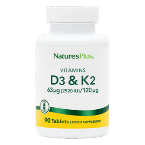 Vitamin D3 2520IU with K2 120mcg Tablets - 90 Tablets