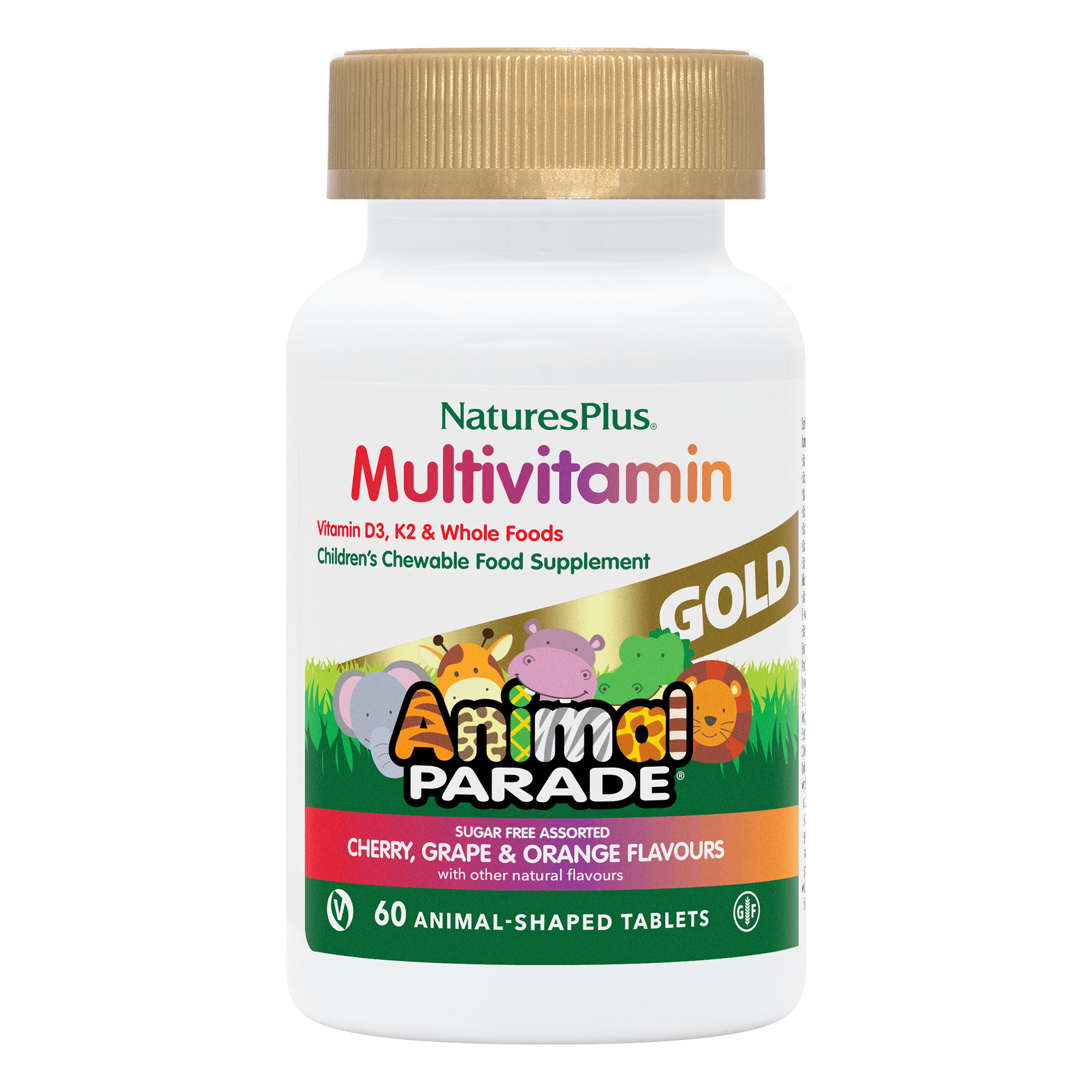 Animal Parade® GOLD Multivitamin Children's Chewables - Assorted (120 Count)