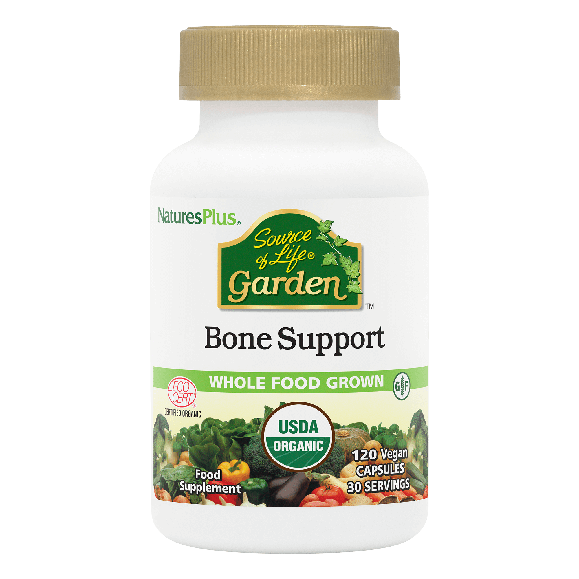 Source of Life® Garden Bone Support Capsules - 120 Vegan Capsules