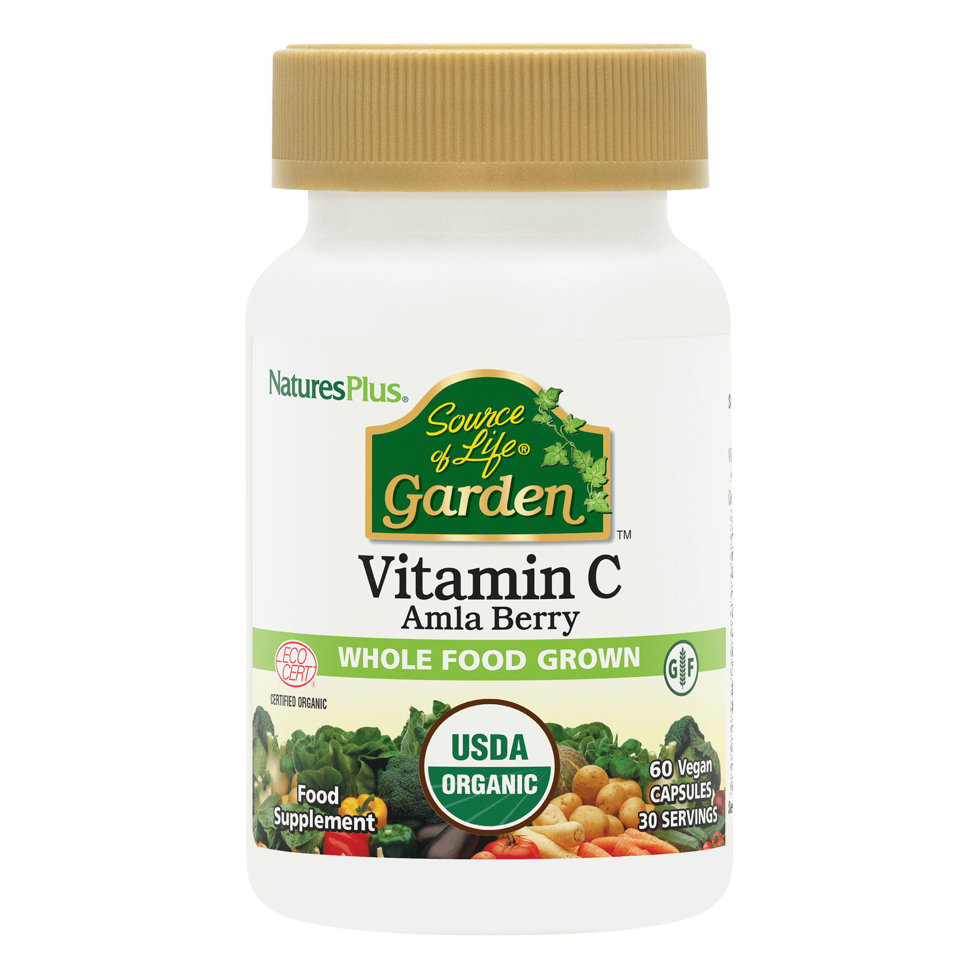 Source of Life® Garden Vitamin C 500mg Capsules - 60 Vegan Capsules