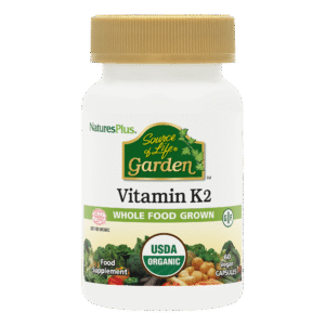 Source of Life® Garden Vitamin K2 120mcg Capsules - 60 Vegan Capsules