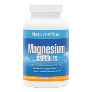 Magnesium Capsules (Magnesium Citrate 400mg) - 120 Vegetarian Capsules